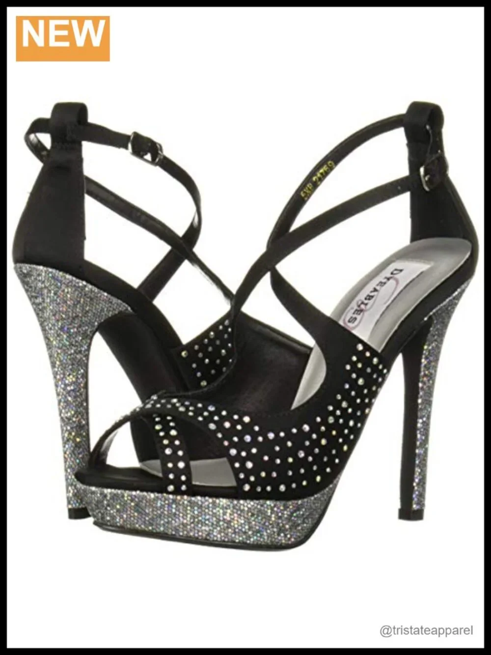 Dyeables Sonya Dyeable Satin Platform Sandal Bridal Wedding Heel